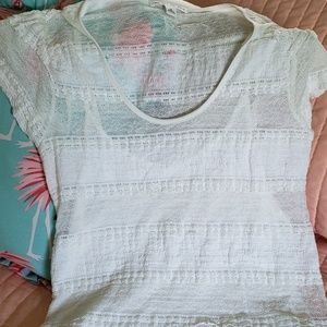 Banana Republic lace top with attached camisole